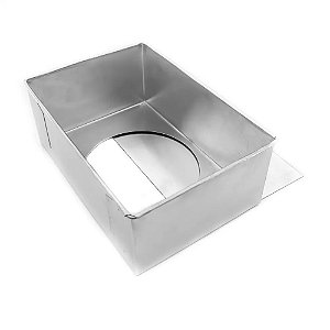 Forma Retangular Fundo Falso 20x15x10cm - Doupan