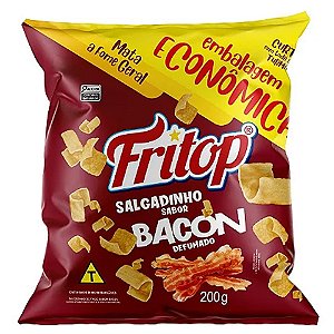 SALGADINHO FRITOP BACON 200G