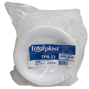 Prato Isopor 20x23cm - Totalplast
