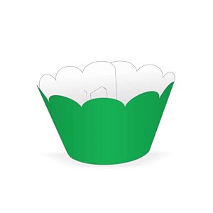 Saia Mini Cupcakes 12Un Verde Lsc