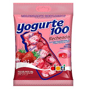 BALA YOGURTE 100 MORANGO RECHEADA 1