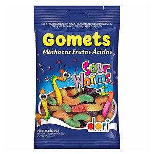 GOMETS GOMA MINHOCA ACIDA 150GR DOR