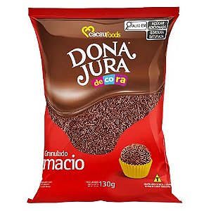 Granulado Macio Chocolate 130g - Dona Jura