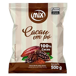 Chocolate em Pó 100% 500g - Mix
