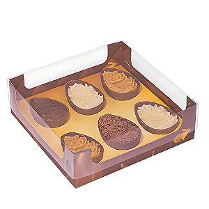Caixa Ovo de Páscoa Kids Elegance 6X50g Desmontada 5un - Ideia Embalagens