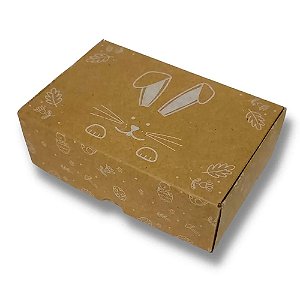 Caixa de Pascoa Practice Kraft Doce Páscoa 6 doces Desmontada 10un - Ideia Embalagens