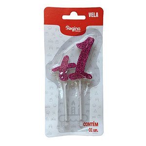 Vela Pick Mais Um +1  Pink - Regina