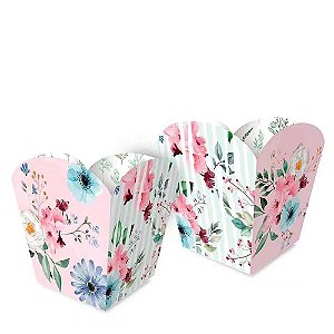 Cachepot Pequeno Floral 4un - Regina