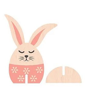 Enfeite de Mesa Mini Coelhinho com Encaixe - Grintoy