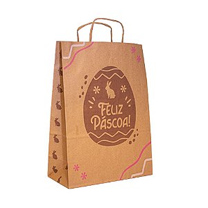 Sacola Eco G Páscoa Feliz - Ideia