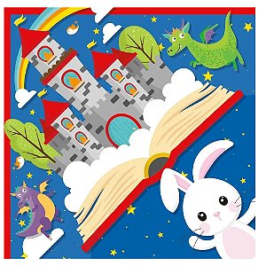 Express Castelo Azul 32x32cm  25un - Cromus