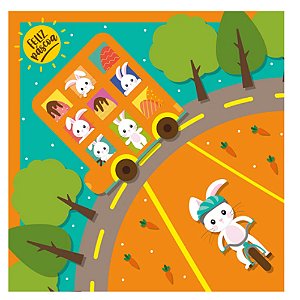 Express City Tour Laranja 35x35cm  25un - Cromus