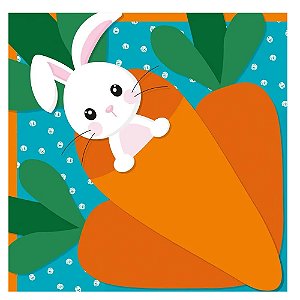Express Carrot Azul 39x39cm  25un - Cromus
