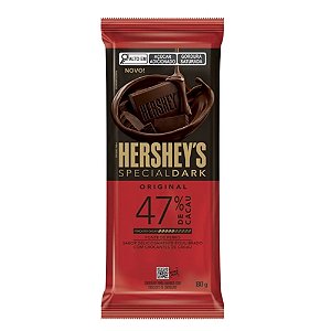 Chocolate Dark 47%  80g - Hersheys