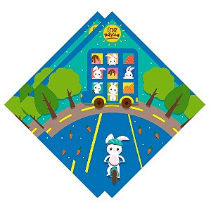 Express 35x35cm City Tour Azul 25Un - Cromus