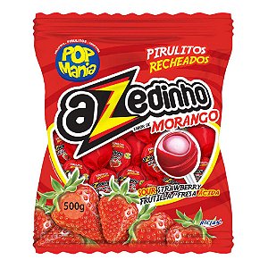 Pirulito Pop Mania Azedinho Morango 500G - Riclan