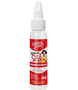 Corante Gel Vermelho Ruby 25G - Dona Jura