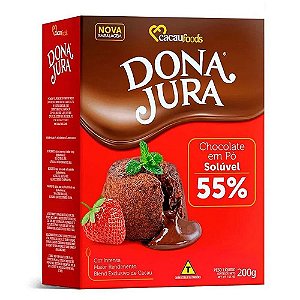Chocolate em Pó 55% Cacau 200G - Dona Jura