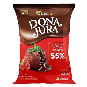 Chocolate em Pó 55% Cacau 1,005Kg - Dona Jura