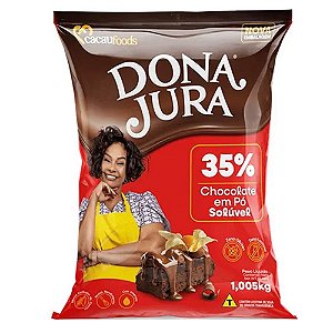 Chocolate em Pó 35% Cacau 1,005Kg - Dona Jura