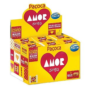 Paçoca Amor Sings 30Un - Arcor