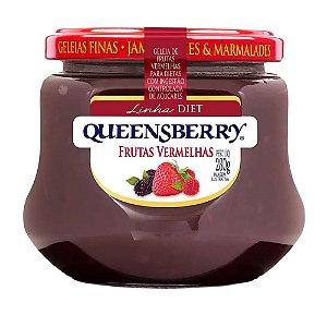 Geleia Diet Frutas Vermelhas 280G - Queensberry