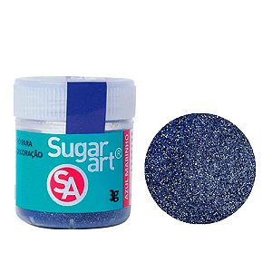 Pó para Decoração Azul Marinho Cintilante 3G - Sugar Art