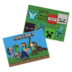 Kit Decorativo Minecraft - Festcolor