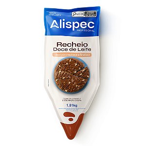 Recheio Doce de Leite Caramelo Bisnaga 1,01Kg - Alispec