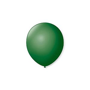 Balão 16 Liso Redondo Verde Folha  10un - São Roque