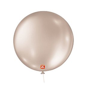 Balão 5 Metálico Marfim Pérola  25un - São Roque