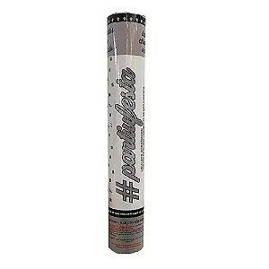 Lança Confete Eco Prata 30cm - Partiu Festa