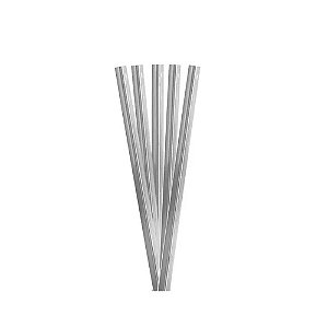 Fecho Prático Metalizado Prateado  100un - Silver