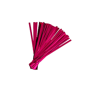 Fecho Prático Metalizado Rosa 100Un - Silver