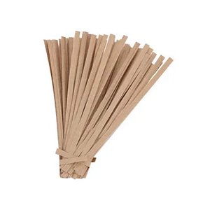 Fecho Prático Kraft  100un - Silver