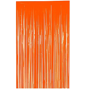 Cortina Neon Laranja 100x200cm - Silver