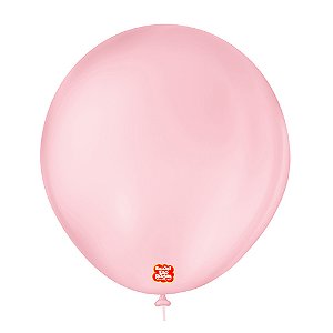 Balão 7 Liso Redondo Rosa Baby  50un - São Roque