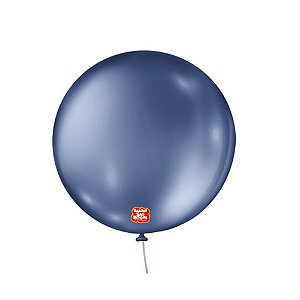 Balão 5 Metálico Azul Safira 25un - São Roque