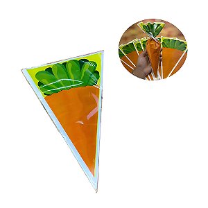 Saco Cone Cenoura 18x30cm 50un - Inove