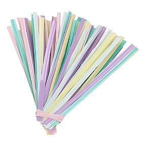 Fecho Prático Candy Color 100un - Silver