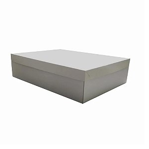 Caixa Bolo B6 Branca/Parda 50x39x12cm  5un - Tom e Cor