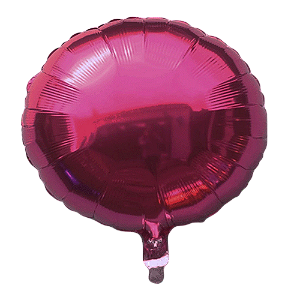 Balão Metalizado Bola Pink 18P - Br Festas