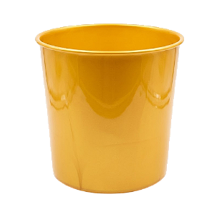 Balde Dourado 1,2L - Qualy Plast