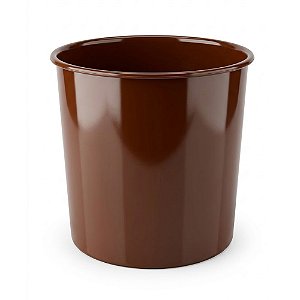 Balde Marrom 1,2L - Qualy Plast