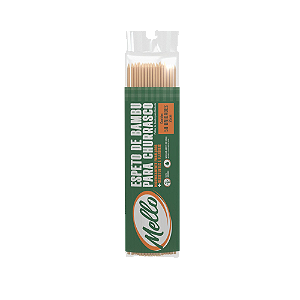 Espeto Bambu 25cm 50un - Mello