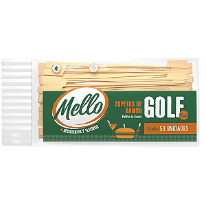 Espeto Bambu Golf 15Cm 50Un - Mello
