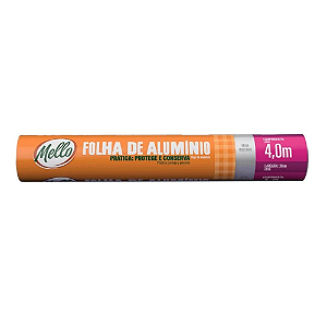 Folha Aluminio 30Cm 4Mts - Mello