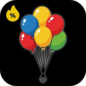 Balão 9 Liso Redondo Rosa Tutti Frutti 50un - São Roque