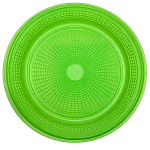 Prato Verde Claro 15cm 10un - Trik Trik