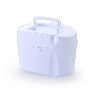 Maleta Baú com Alça Branco - Oldaniplast